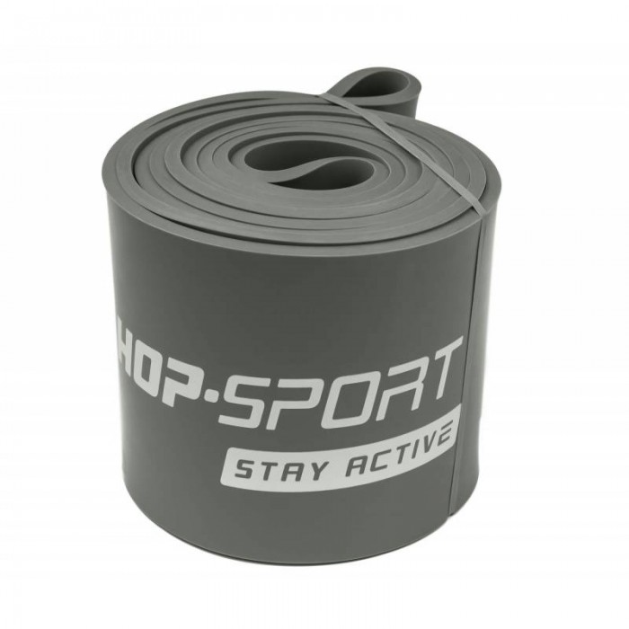 Резинка для підтягування на турніку та тренувань 55-137 кг Hop-Sport HS-L101RR сіра