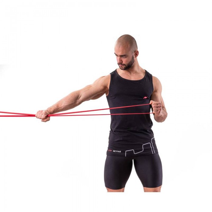 Резинка для підтягування та тренувань 7-16 кг Hop-Sport HS-L013RR червона