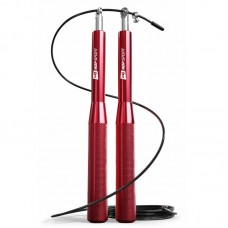 Скакалка Hop-Sport Crossfit з алюмінієвими ручками Hop-Sport HS-A020JR червона