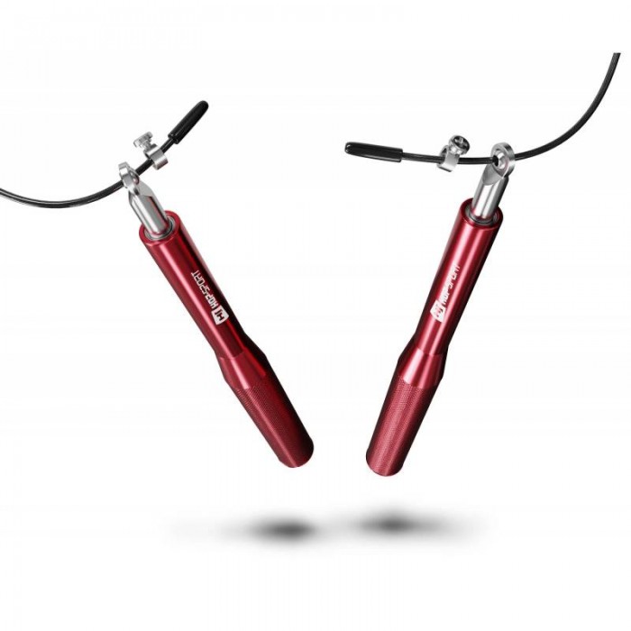 Скакалка Hop-Sport Crossfit с алюминиевыми ручками Hop-Sport HS-A020JR красная