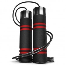 Скакалка з обважнювачів Hop-Sport HS-F040JR чорна