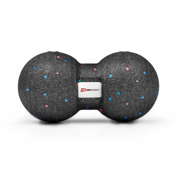 Массажный мячик двойной EPP 120 мм HS-P120DMB, массажер для спины, ног, шеи, мфр