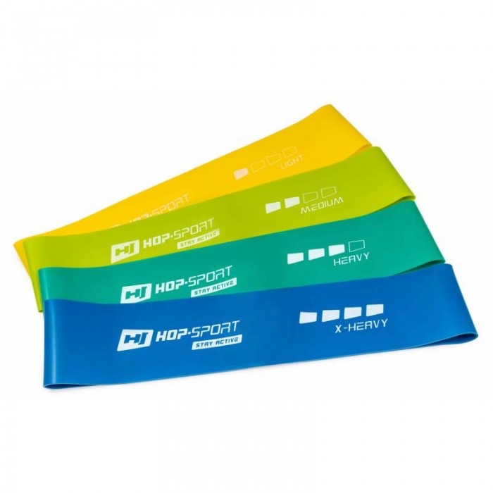 Набір резинок для фітнесу 2-7 кг Hop-Sport HS-L550RL 500x50мм
