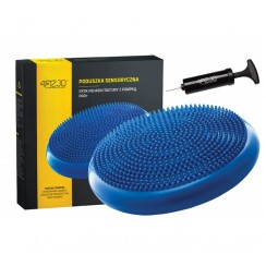 Балансувальна подушка-диск 4FIZJO PRO+ 33 см сенсомоторна, масажна Blue (P-5907222931929)