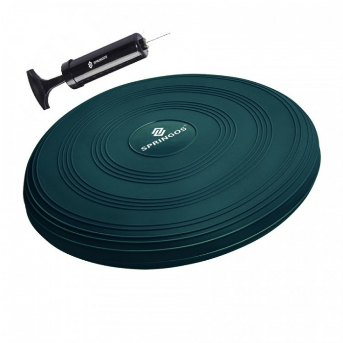 Балансировочная подушка масажна Springos PRO FA0083 Navy Blue