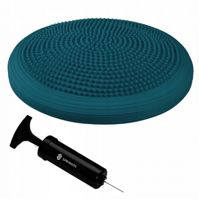 Балансировочная подушка масажна Springos PRO FA0083 Navy Blue