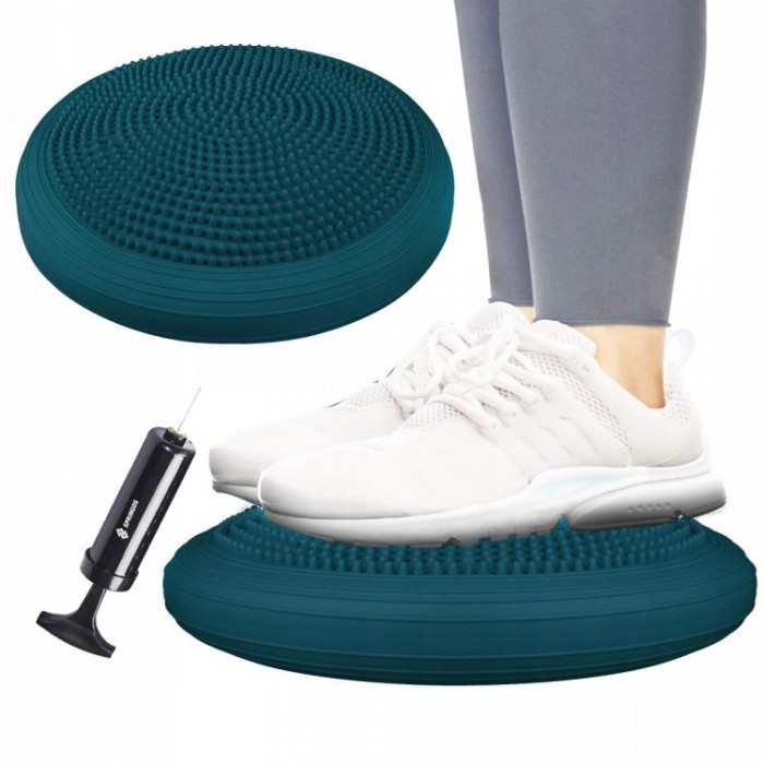 Балансировочная подушка масажна Springos PRO FA0083 Navy Blue