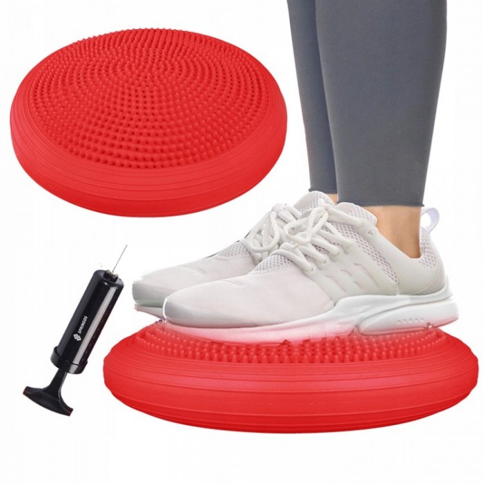 Балансировочная подушка массажная Springos PRO FA0085 Red
