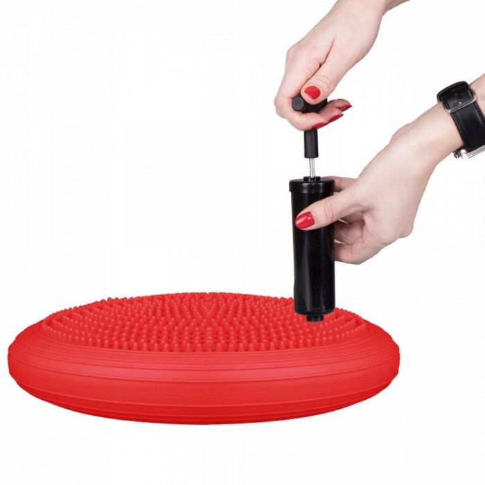 Балансировочная подушка массажная Springos PRO FA0085 Red