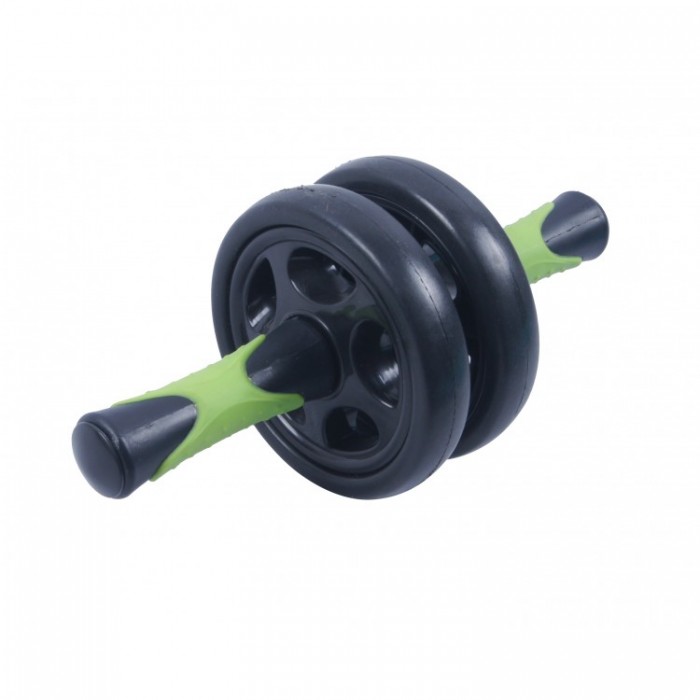 Ролик для пресса / Гимнастическое колесо двойной SportVida SV-HK0020