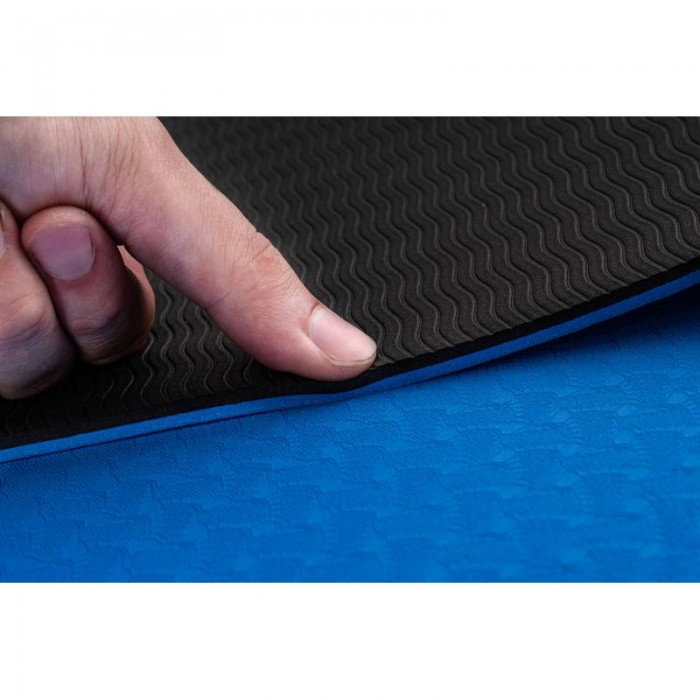 Коврик для йоги и фитнеса TPE 0,6 см HS-T006GM синий