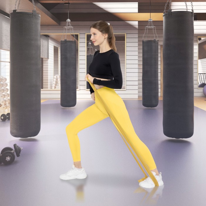 Лента-эспандер для спорта и реабилитации 4FIZJO Flat Band 200 х 15 см 25-35 кг Gold (P-5907739310453)