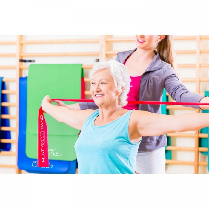 Стрічка-еспандер для спорту та реабілітації 4FIZJO Flat Band 30 м 9-11 кг Blue (P-5907739311191)