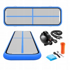 Мат гімнастичний надувний 4FIZJO Air Track Mat 300 x 100 x 15 cм White/Blue (P-5907739311771)