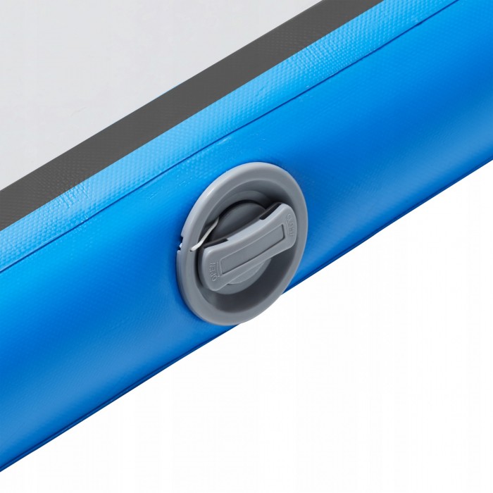 Мат гімнастичний надувний 4FIZJO Air Track Mat 300 x 100 x 15 cм White/Blue (P-5907739311771)