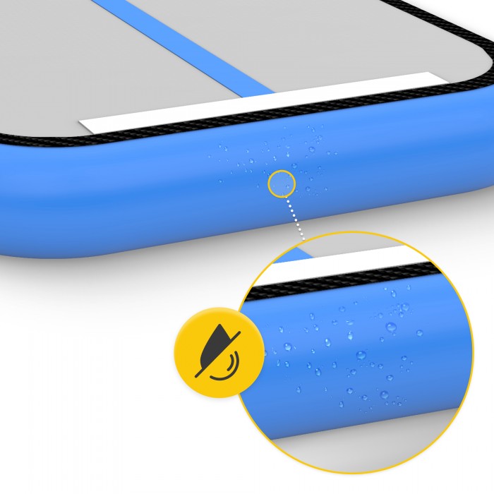 Мат гімнастичний надувний 4FIZJO Air Track Mat 300 x 100 x 15 cм White/Blue (P-5907739311771)