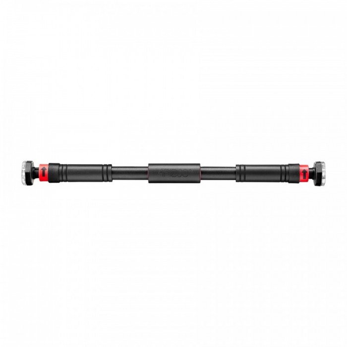 Турник в дверной проем раздвижной 4FIZJO 66-100 см Black/Red (P-5907739310385)