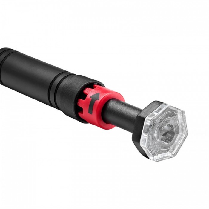 Турник в дверной проем раздвижной 4FIZJO 66-100 см Black/Red (P-5907739310385)