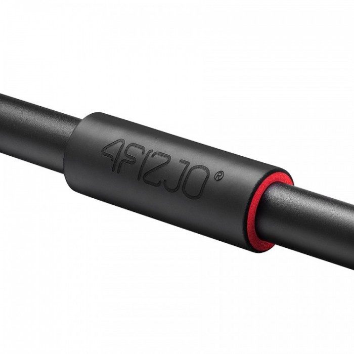 Турник в дверной проем раздвижной 4FIZJO 66-100 см Black/Red (P-5907739310385)