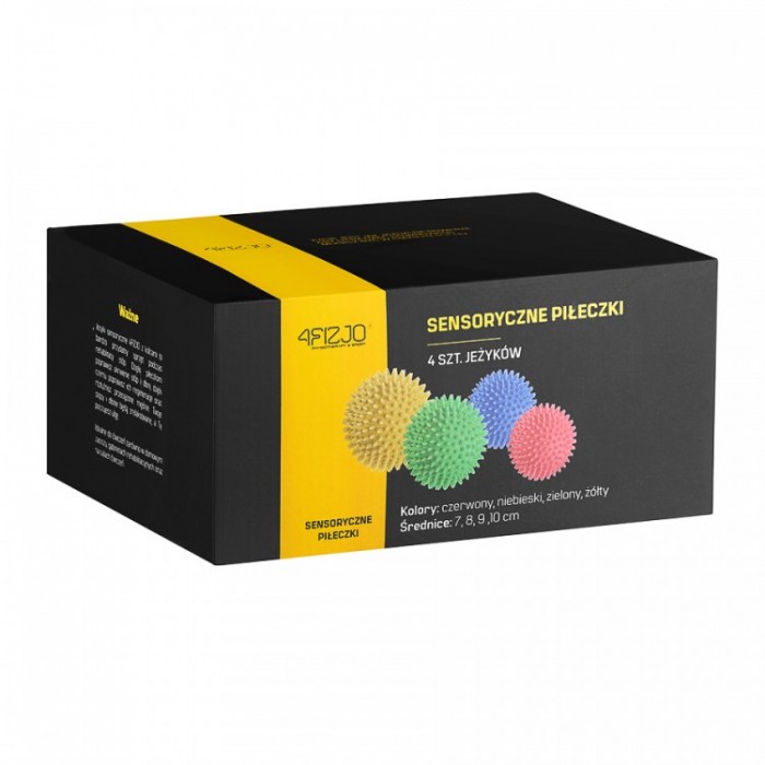 Массажные мячи с шипами 4FIZJO Spike Balls 4 шт (P-5907739310514)