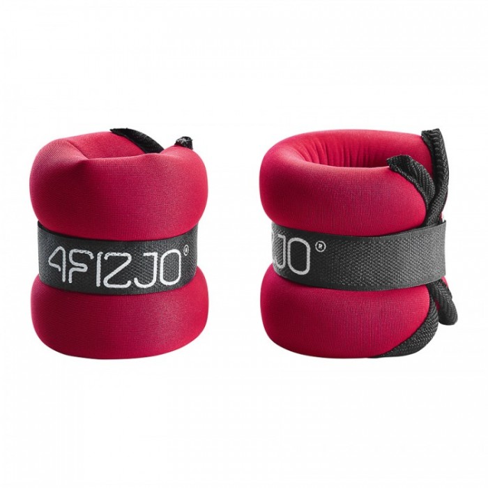 Утяжелители-манжеты для ног и рук 4FIZJO 2 x 1 кг Black/Red (P-5907739311085)