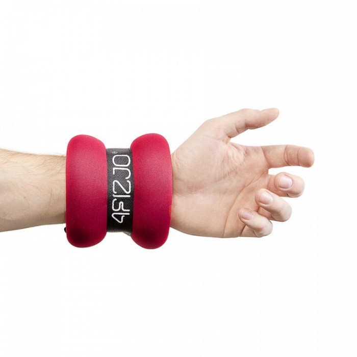 Утяжелители-манжеты для ног и рук 4FIZJO 2 x 1 кг Black/Red (P-5907739311085)