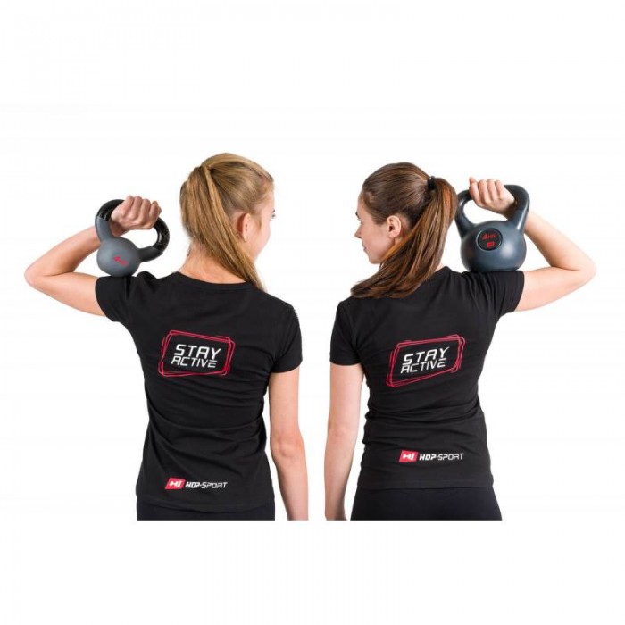 Гиря виниловая 12 кг Hop-Sport HS-P012KB