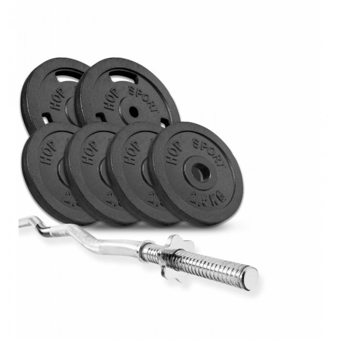 Набір Hop-Sport Strong штанга 28 кг