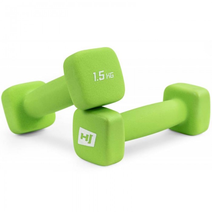 Гантелі для фітнесу неопренові квадратні Hop-Sport HS-V015DS 2х1,5 кг