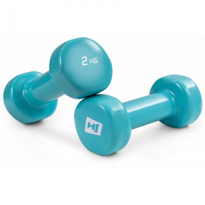 Гантелі для фітнесу круглі вінілові 2х2 кг Hop-Sport HS-V020DC