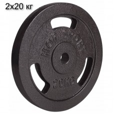 Сет з металевих дисків Hop-Sport Strong 2x20 кг