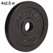 Сет з металевих дисків Elitum Strong 4x2,5 кг