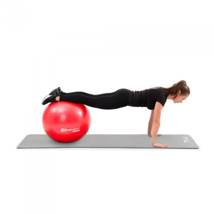 Фитбол Hop-Sport 85см красный + насос 2020