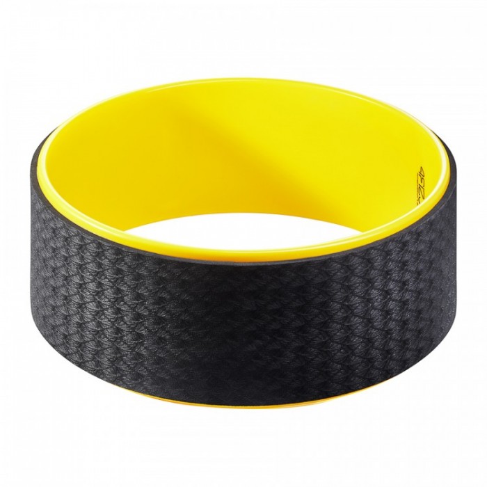 Колесо для йоги и фитнеса 4FIZJO Dharma XXL Black/Yellow (P-5907739310415)
