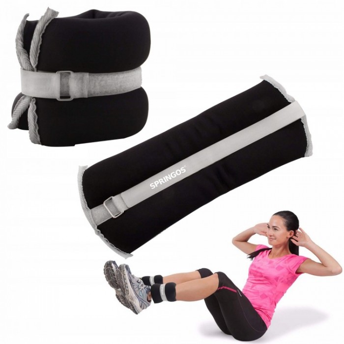 Утяжелители-манжеты Springos 2 x 2 кг FA0073