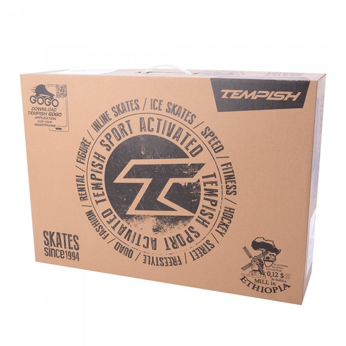 Роликовые коньки TEMPISH Black Ice/42