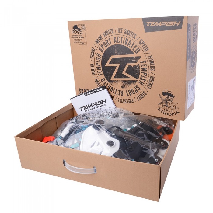 Роликовые коньки TEMPISH Black Ice/42