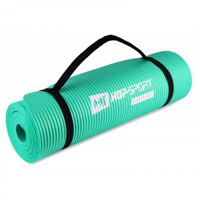 Коврик для фитнеса и йоги Hop-Sport HS-N010GM 1 см мятный
