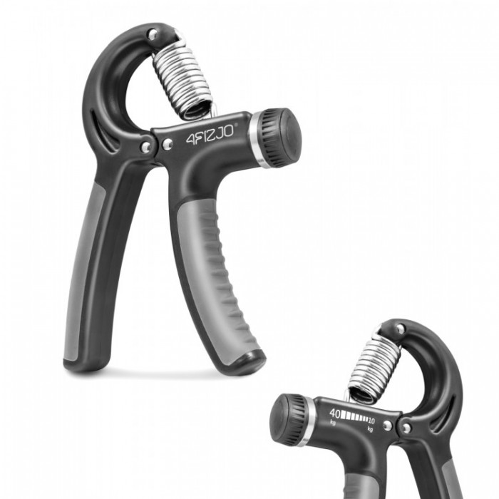 Эспандер кистевой 4FIZJO 10-40 кг с регулируемой нагрузкой Black/Grey (P-5907739311245)