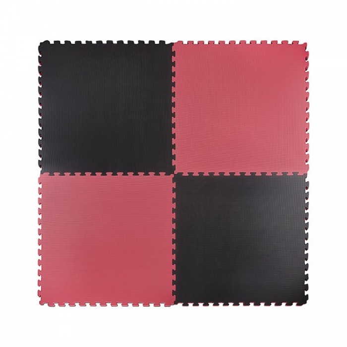 Мат-пазл (ласточкин хвост) 4FIZJO Mat Puzzle EVA 100 x 100 x 2 cм 1шт Black/Red (P-5907739310637)