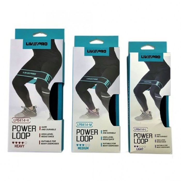 Тканинна резинка для фітнесу LivePro POWER LOOP H-heavy LP8414-H