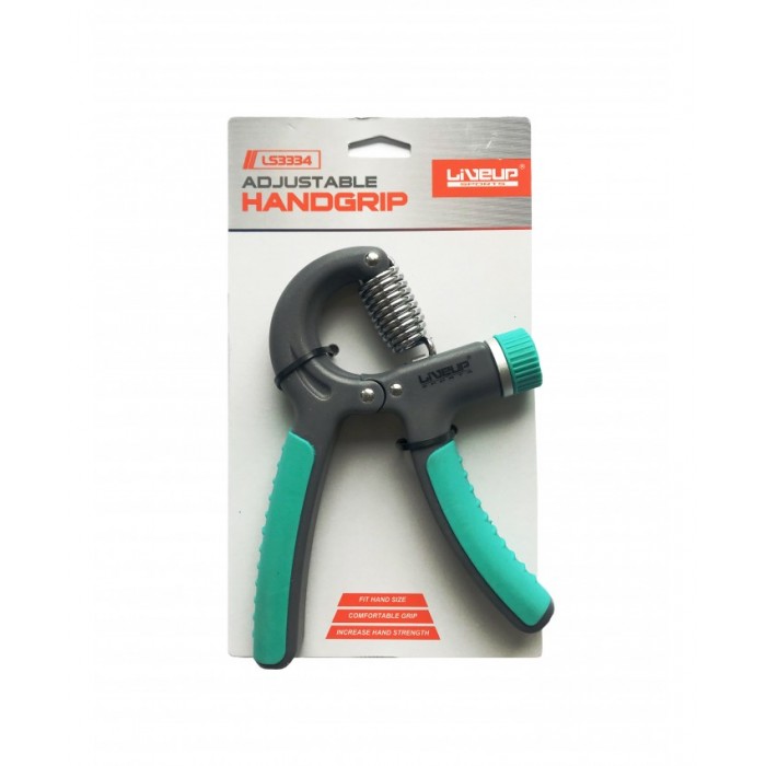Еспандер кистьовий пружинний LiveUp ADJUSTABLE HANDGRIP LS3334-g