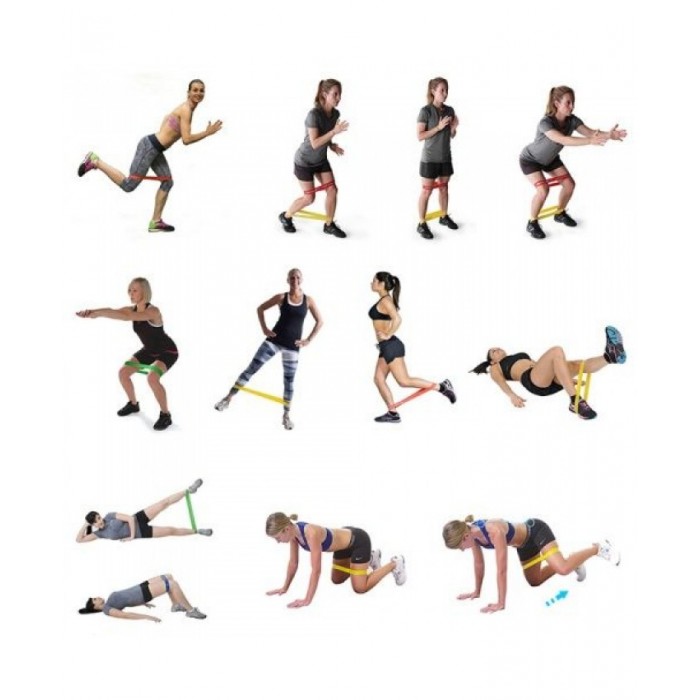 Тканинна резинка для фітнесу LiveUp HIP BAND LS3629-L