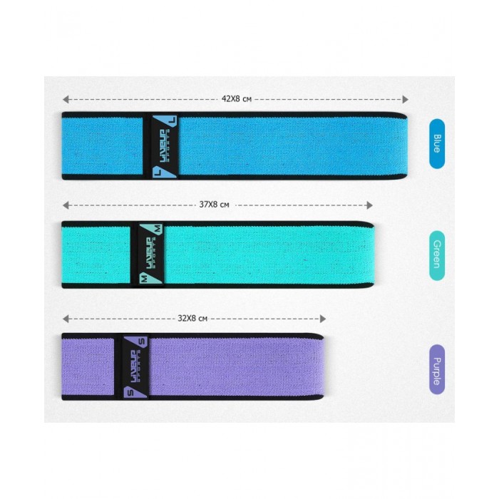 Фітнес резинка тканинна LiveUp HIP BAND LS3629-M