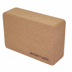 Блок для йоги (цегла) c коркового дерева SportVida SV-HK0316