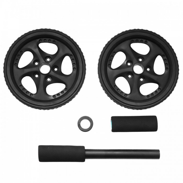 Ролик для пресса / Гимнастическое колесо двойной SportVida SportVida SV-HK0308