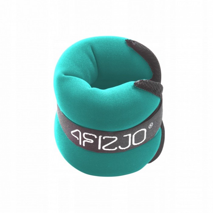 Обважнювачі-манжети для ніг та рук 4FIZJO 2 x 0.5 кг Black/Turquoise (P-5907739311887)