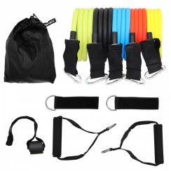 Набор трубчатых многофункциональных эспандеров 5 шт SportVida 4-22 кг SV-HK0351