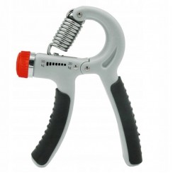 Еспандер кистьовий пружинний з регульованим навантаженням Springos 20-50 кг FA0034 Grey / Black