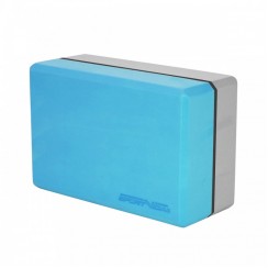 Блок для йоги (цегла) двоколірний SportVida SV-HK0335 Blue / Grey